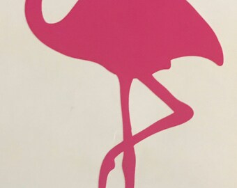 Solid Vinyl Flamingo