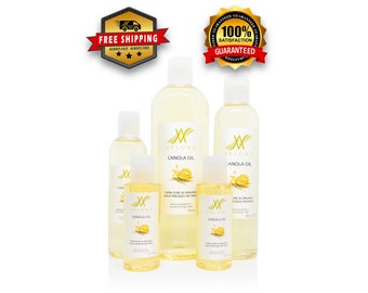 Canola Seed Oil 100% PURE ORGANIC Refined Cold Pressed FRESH Prime Velona