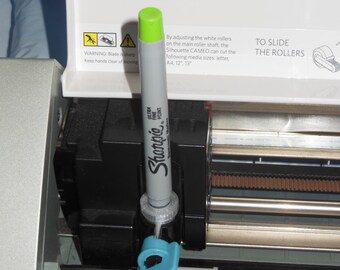 Ultra Fine Sharpie Holder for Silhouette Cameo (Also works with Sharpie Pens)