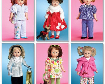 McCalls 5775- Sewing pattern for 18 Inch Doll Clothes- Fits American Girl Dolls