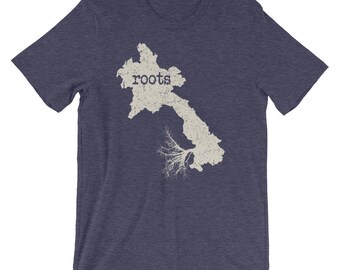Laos Roots Home State Short-Sleeve Unisex T-Shirt
