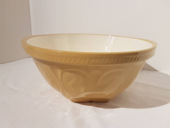 Antique / Vintage Gripstand Mixing Bowl Made In England Greens Antique / Vintage Gripstand Mixing Bowl Made In England Greens