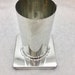 Round Pillar Candle Mold 2in x 6.5in Metal