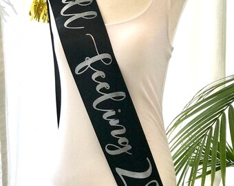 Birthday Girl 4" Satin Sash. Birthday Sash. Birthday Satin Sash. 21st, 30th, 40th, 50th Birthday Gift. Double Faced Premium Satin Sash.