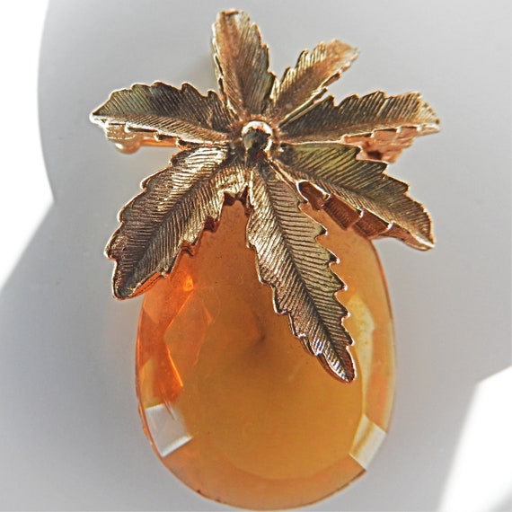 FRUIT BROOCH vintage fashion PINEAPPLE