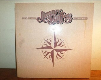 Vintage Vinyl LP Record 1977 Jimmy Buffett Changes in Latitudes Changes In Attitudes Excellent Condition 12249