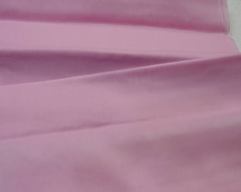 Vintage Cotton Fabric Sheer Pink Lovely Quality 8 Yards Available, 44" Wide c.1960s