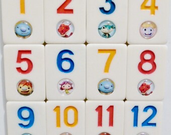 Nick Jr. Wallykazam Inspired Fridge Number Magnets Set Educational Wally Norville Bobgoblin Gina Giant