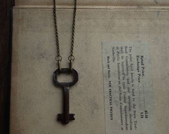 Antique Skeleton Key Necklace - Significance No. 066