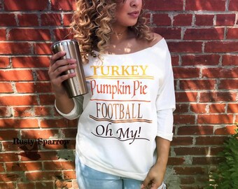 Turkey Pumpkin Pie Football Oh My!