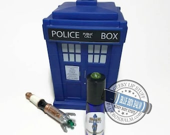 Sonic Scent - STORYTELLER - "Ashildr" Doctor Who Inspired Body Scent - A Fruity, Sweet, Musky Fragrance in a Blue Glass Roller Bottle