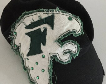 Freeland Falcons on black cadet hat