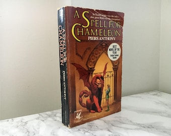 A Spell for Chameleon by Piers Anthony ( Vintage Paperback First Edition )