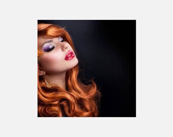 Red Haired Girl Poster or Canvas