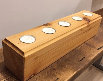 Reclaimed Cedar Tealight Holder