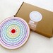 Embroidery Kit, DIY Modern Sampler Hand Embroidery Pattern, Gift for Crafter, Hygge Needlecraft Kit, Complete Sewing Kit, Easy Embroidery