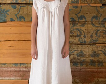 Vecpiebalgas Treasure - Linen Nightdress/linen nighty/linen nightgown