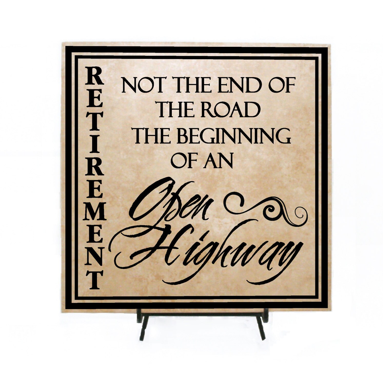 Retirement Quote Plaque Retirement Gift for Boss Quote about