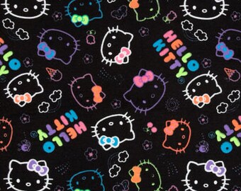 Neon Hello Kitty 1.33 Yards