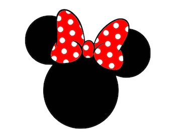 Disney svg, minnie bow svg, minnie mouse svg, minnie svg, cartoon svg, svg file for cricut, silhouette, svg files, svg