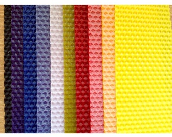 Beeswax candle making kit, 10 coloured beeswax sheets, wick, instructions Honey Bees Wax