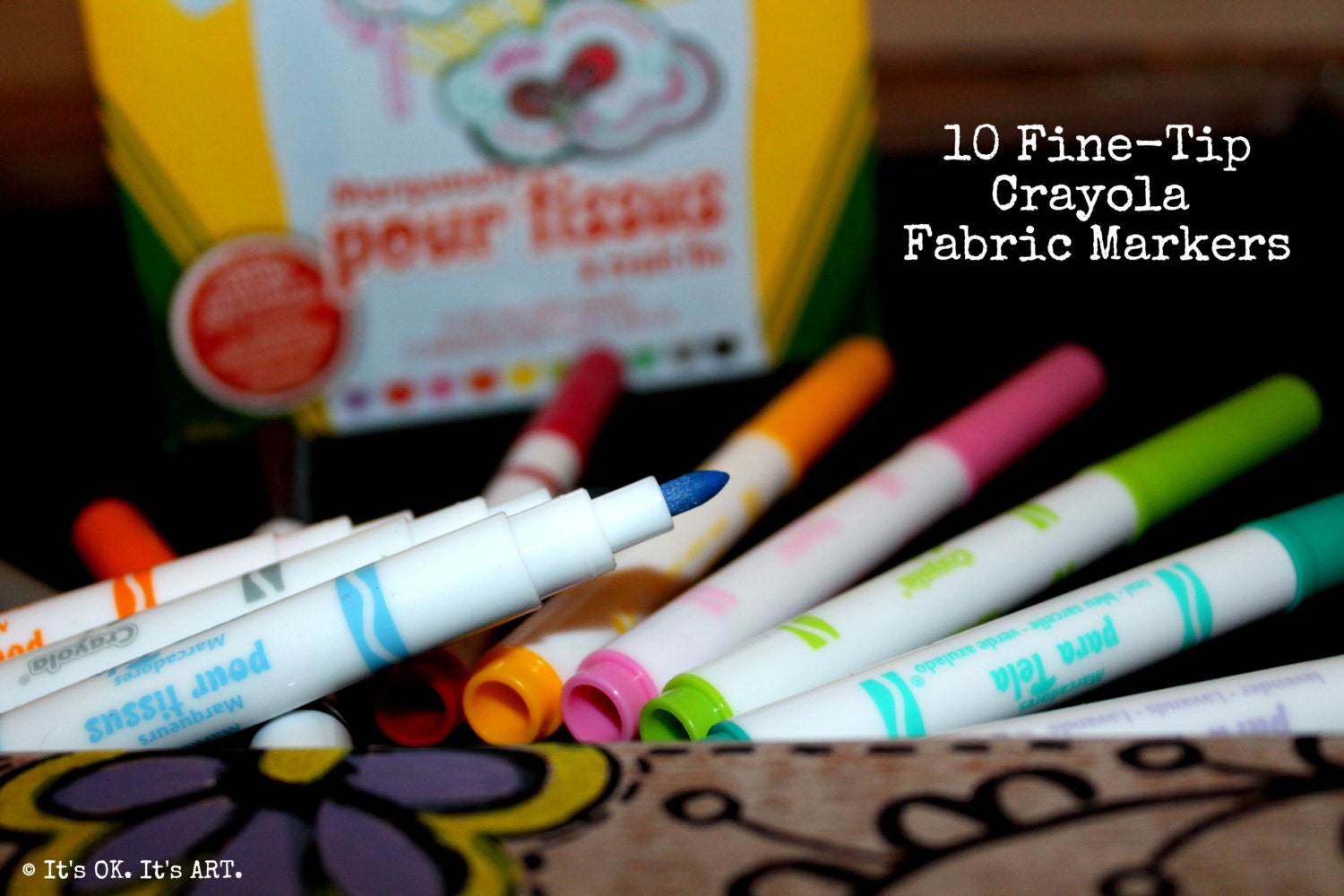 10Pack Heat Set Fabric Markers