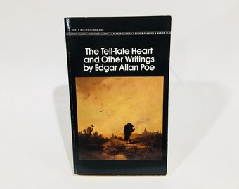 Vintage Horror Book The Tell-Tale Heart and Other Writings by Edgar Allan Poe 1982 Paperback Anthology