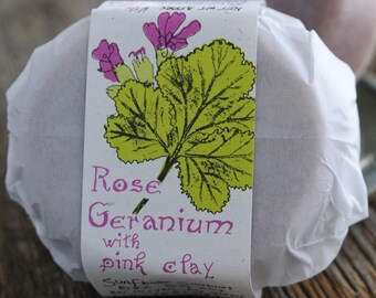 Rose Geranium Handmade Soap