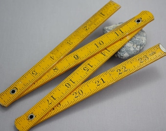 Vintage Wood Folding Ruler 24 inch Fix n Save Made in Japan