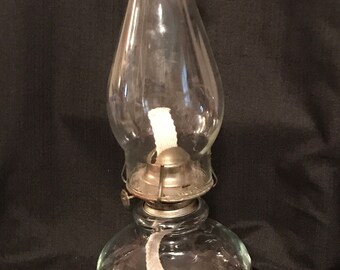 Vintage Hurricane Oil Lamp Glass Kaadan Ltd SALE PRICE was 34.99 now 25.00