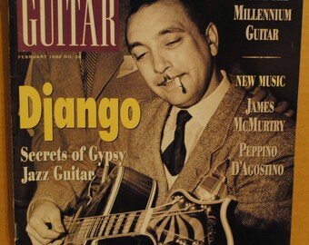 Django Reinhardt James McMurtry Ben Harper Feb 1996 Acoustic Guitar Magazine