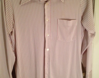 Vintage 70's mens long sleeve button down shirt