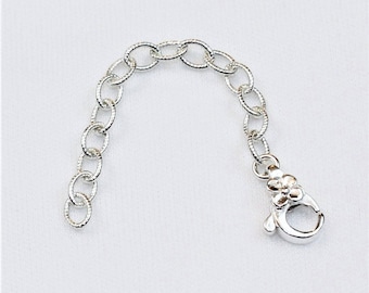 Silver Necklace Extender, Silver Bracelet Extender, Jewelry Extender, Silver Necklace Extension, Necklace Extender Sterling Silver
