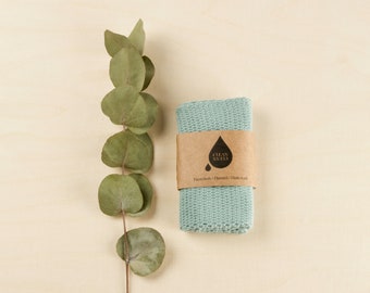 Clean Clean Dishcloth | Facecloth | Flannel in mint green