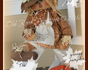 Primitive Pattern Scarecrow Nodder E-Pattern Primitive