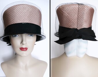 Vintage 1950s Hat//50s Hat//Kelton Original//New Look//Rockabilly//Mod//Designer//Glamorous//
