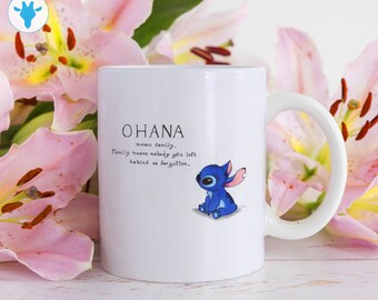 Ohana means family T-shirt or Tank top Lilo and Stitch