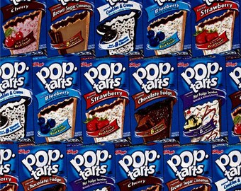 Fat Quarter - Cotton Fabric - Kellogg's Poptart Fabric From Springs Creative