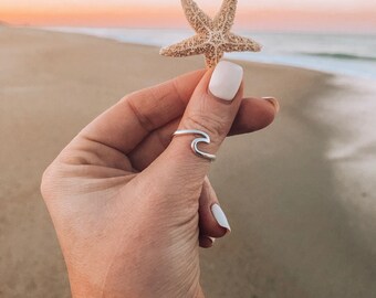 New! // Sterling Silver Wave Ring