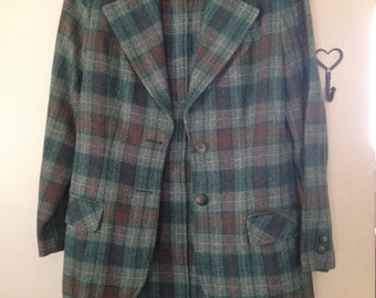 Vintage Woman's Wool Skirt and Blazer