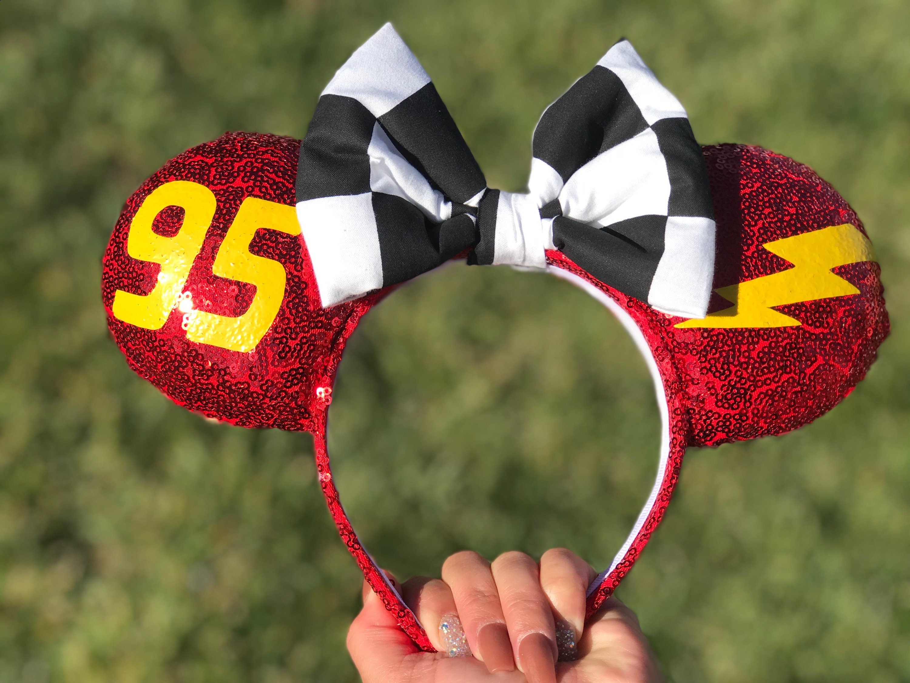 Cars Mickey Ears Lightning Mcqueen Mickey Ears Cars Disney