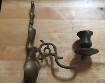 Vintage Brass Wall Sconce