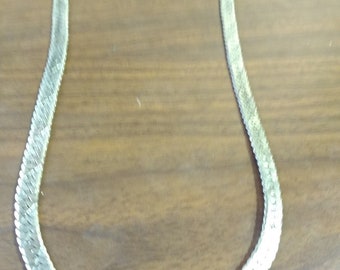 Vintage Heavy Sterling Silver Chain Necklace 19g