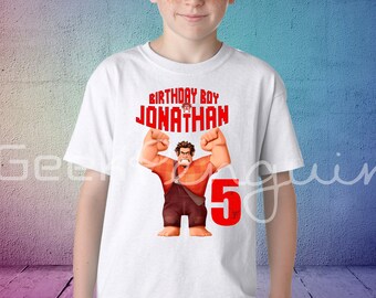 Wreck it Ralph shirt, Wreck it Ralph birthday shirt, wreck it Ralph birthday, Ralph Birthday shirt, Ralph birthday shirt