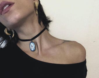 Vintage Choker, Victorian Locket