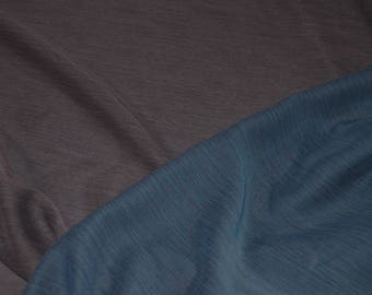 Blue & Mauve Reversible Crinkle Chiffon Fabric 59" Wide