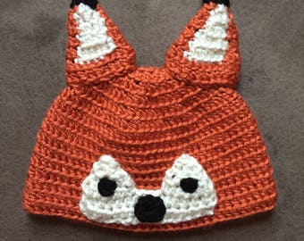 Fox Crochet Hat