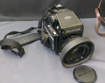 Mamiya m645 camera with lens