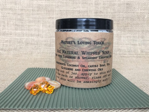 Download Whipped Soap All Natural 8oz Made With Coconut OilTangerine