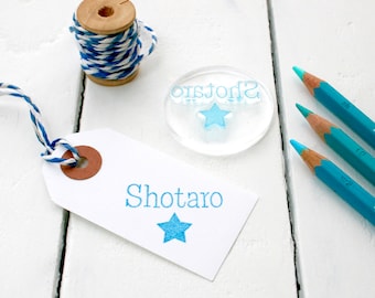 Personalised Child's Name Stamp - Name Stamp - Christmas Name Stamp - Childs Stamp - Christmas Present - Clear Stamp - Little Stamp Store
